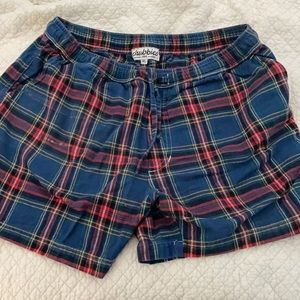 Chubbies Men’s XL Flannel lounge shorts